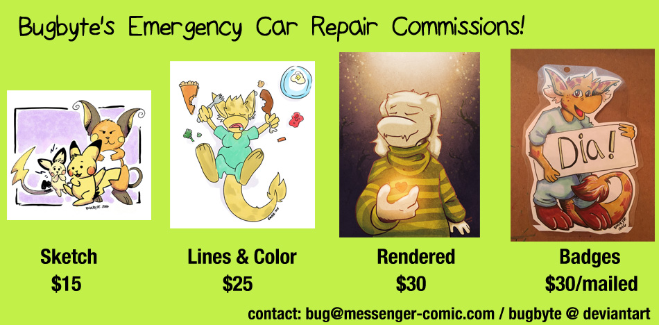 Bugbyte's Emergency Car Repair Commissions!